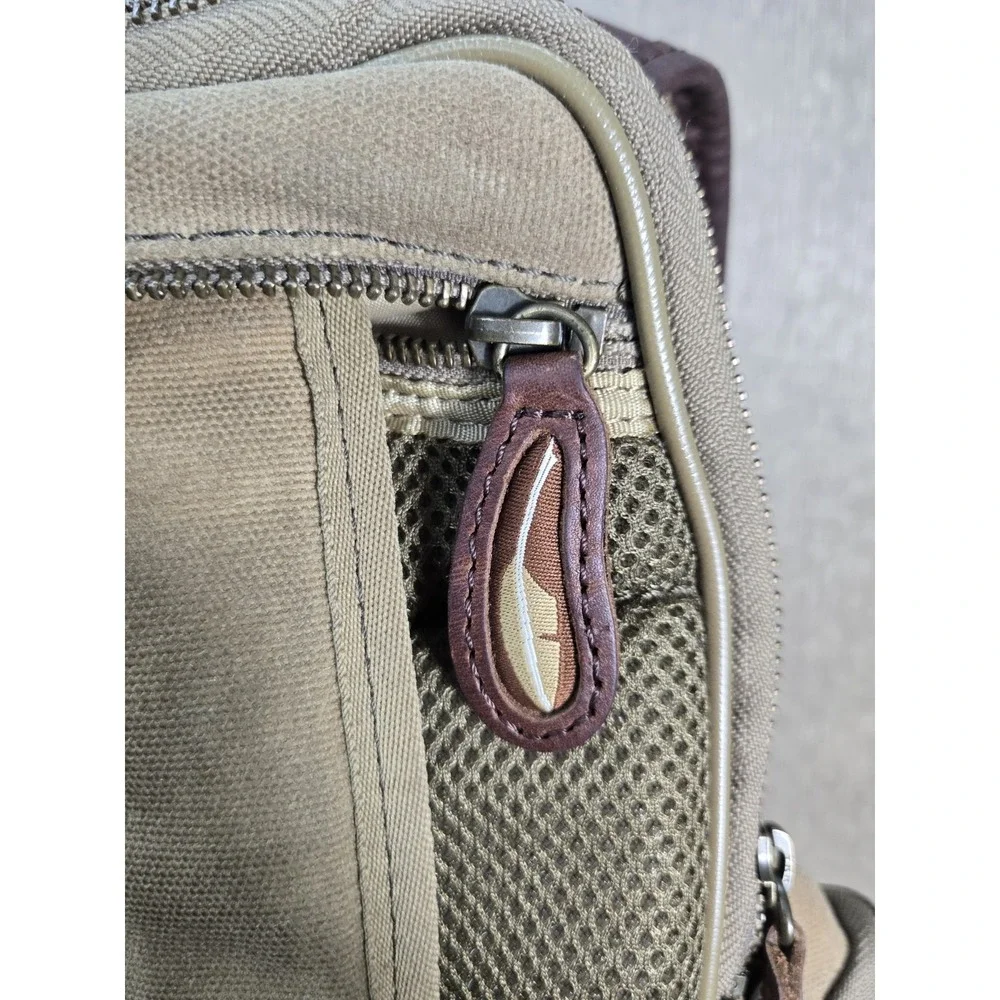 Bob Timberlake Luggage Rucksack Backpack Canvas Leather Bass Pro 2007